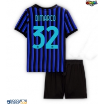 Otroški Nogometni dresi Inter Milan Federico Dimarco #32 Domači 2025-26 Kratek Rokav (+ Kratke hlače)